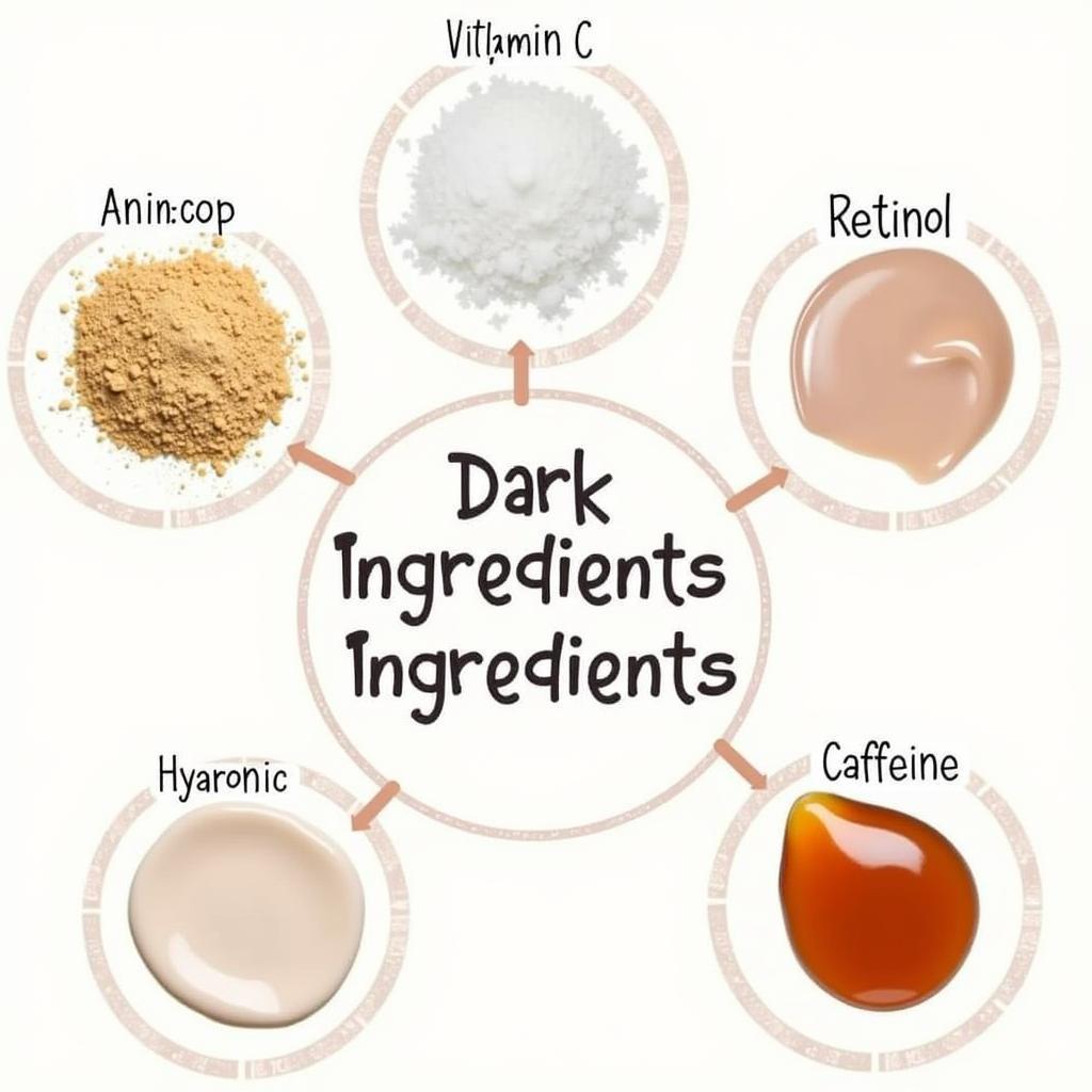 Key ingredients in dark circle cream