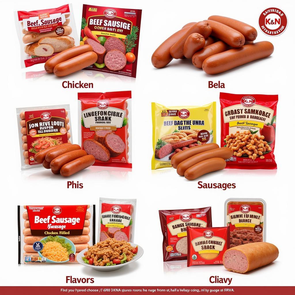 K&N Sausages Variety in Pakistan