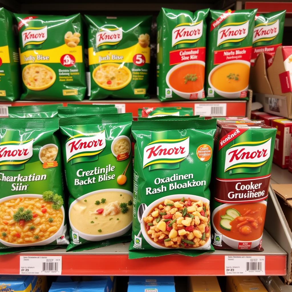 Knorr Soups and Seasonings in Pakistani Supermarkets