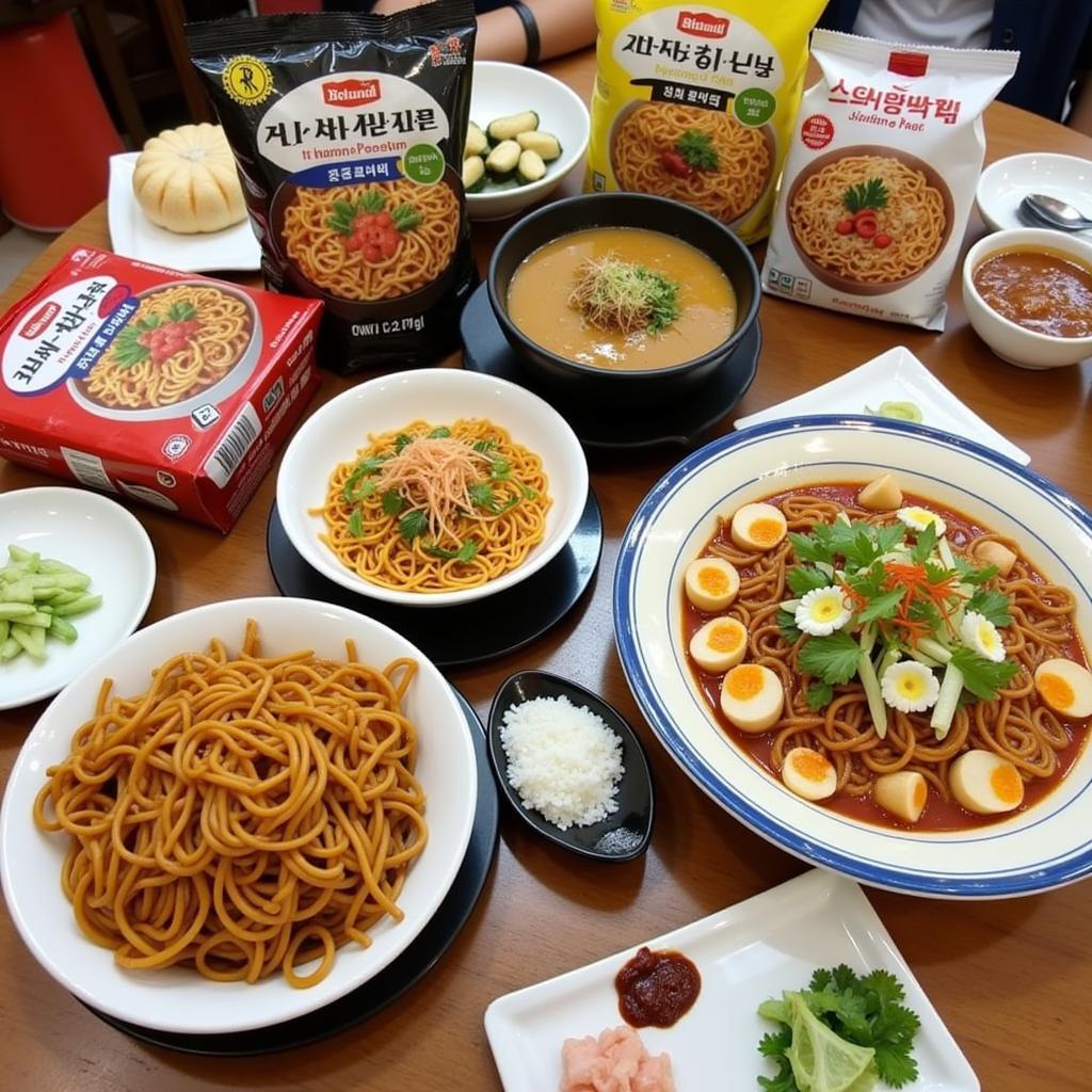 Korean Noodle Variety in Pakistan