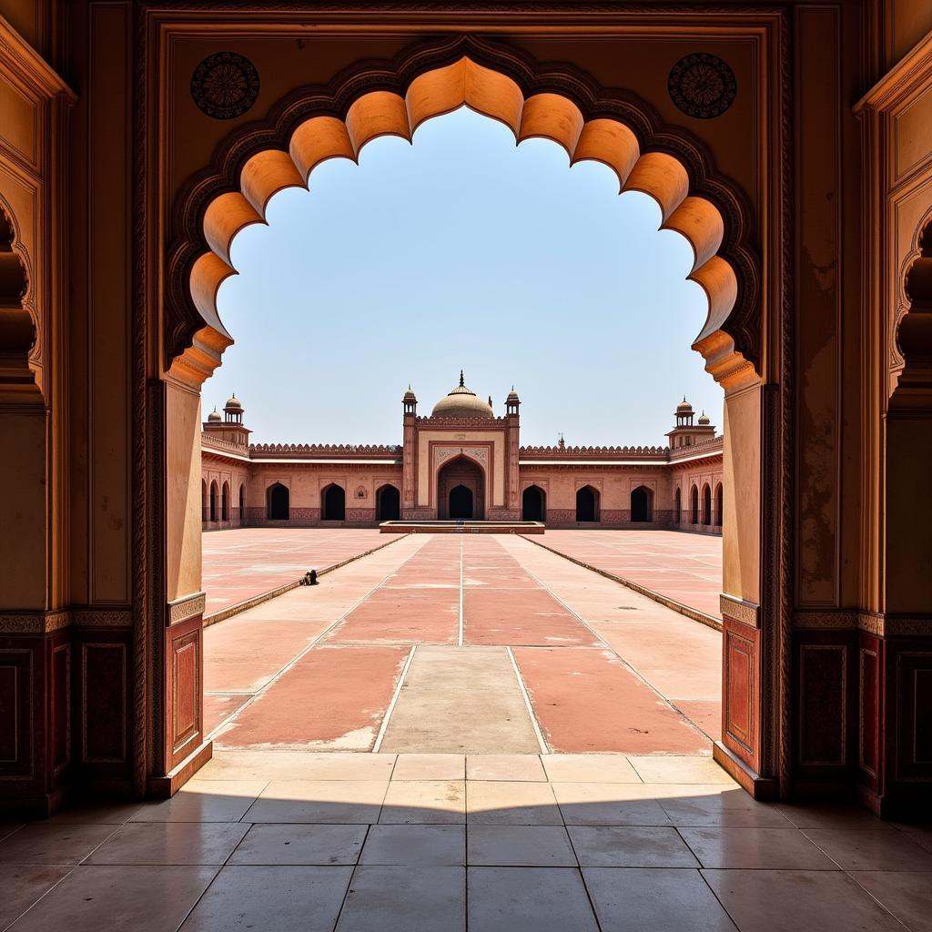 The magnificent Lahore Fort, a testament to Mughal architectural brilliance