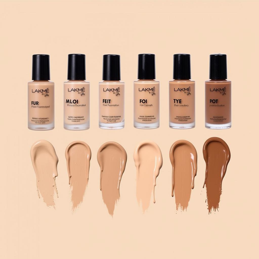 Lakme Foundation Shades Available in Pakistan