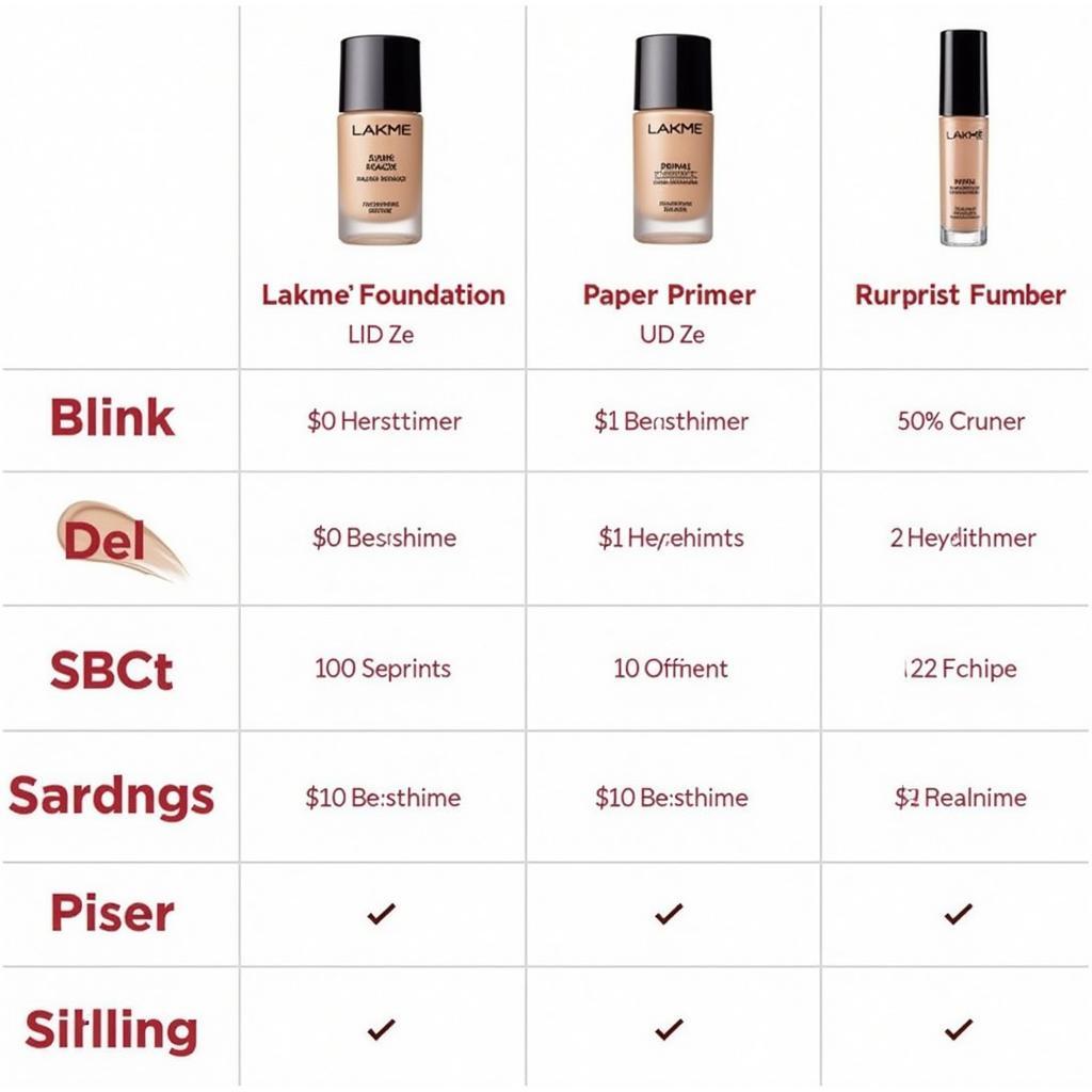 Lakme Product Price Comparison in Pakistan