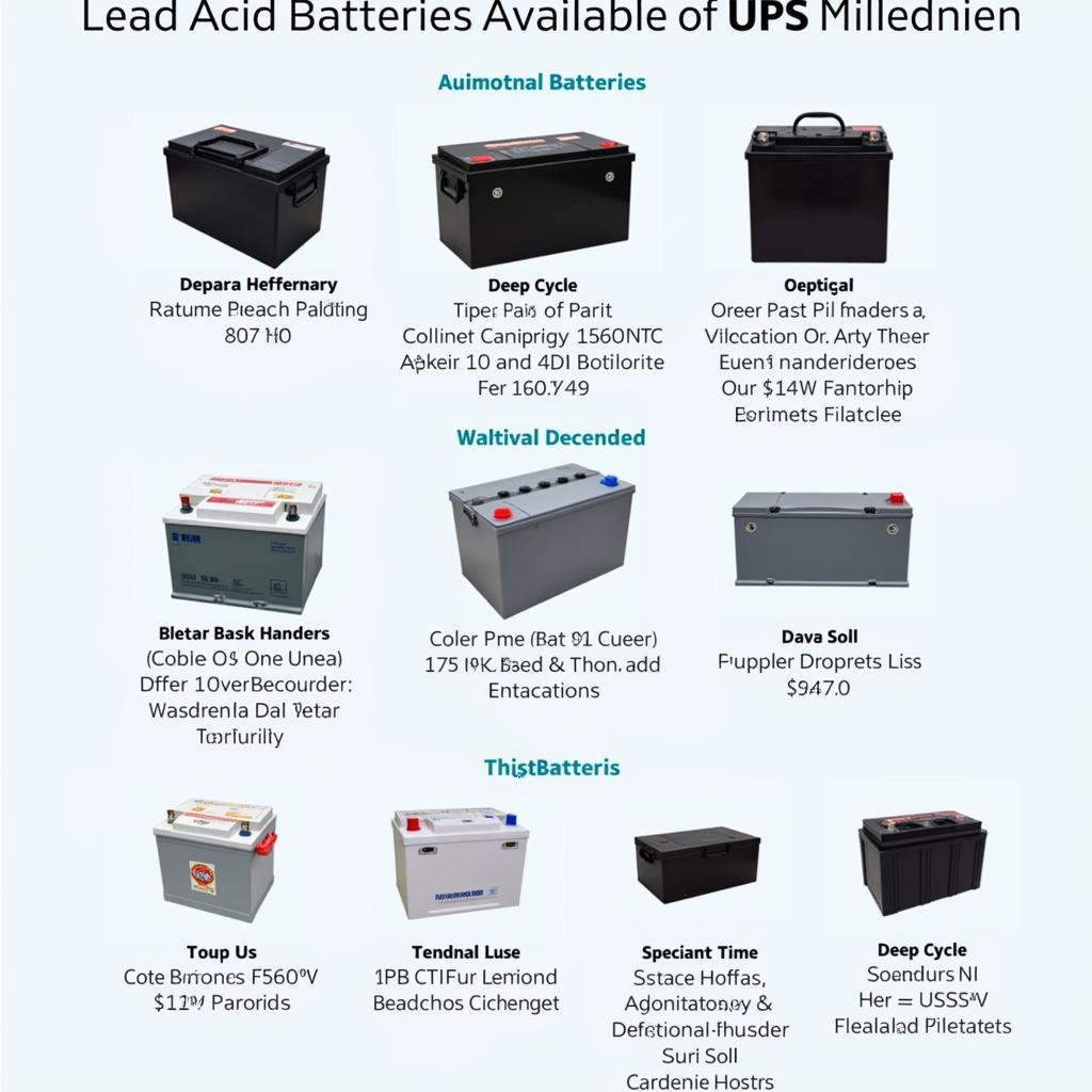 Different Types of Lead Acid Batteries Available in Pakistan