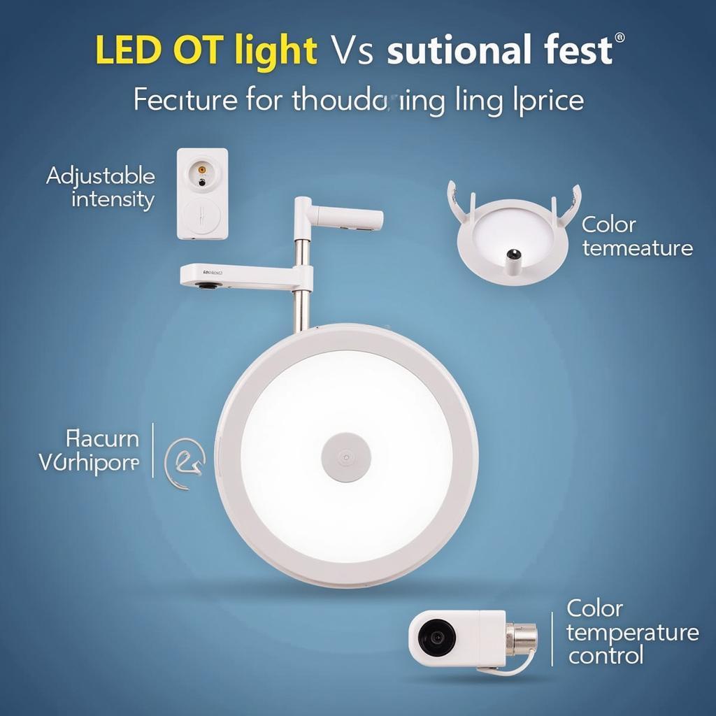 Advanced LED OT Light with Multiple Features