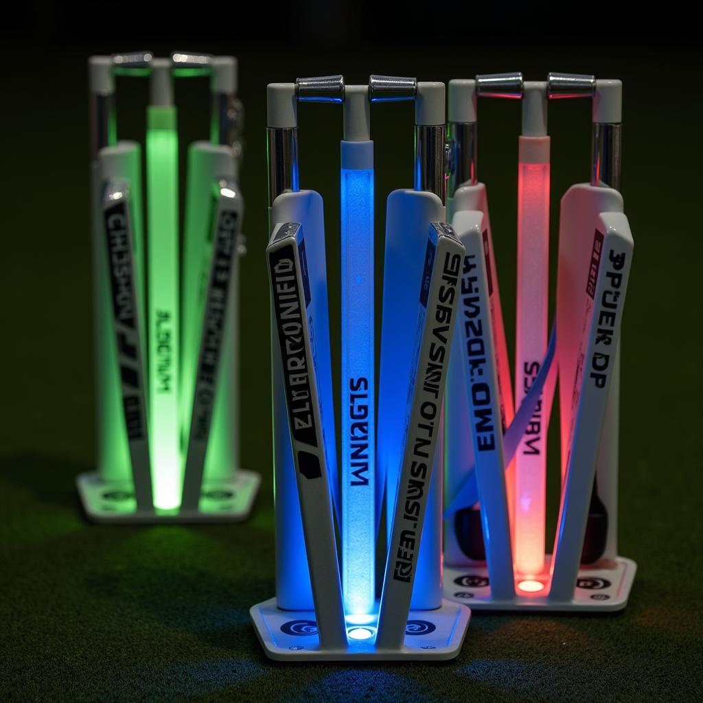 Close-up View of LED Stumps Features