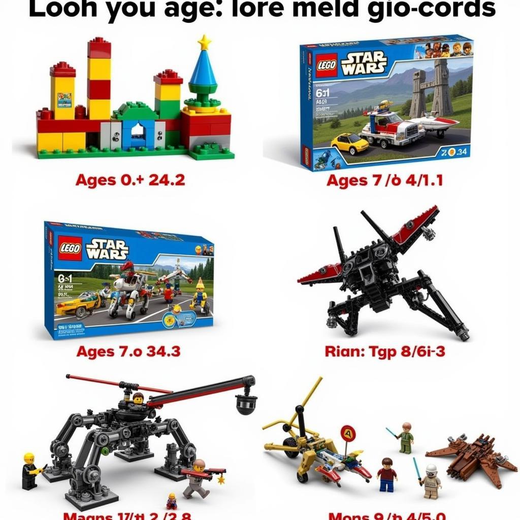 Lego Themes and Age Ranges