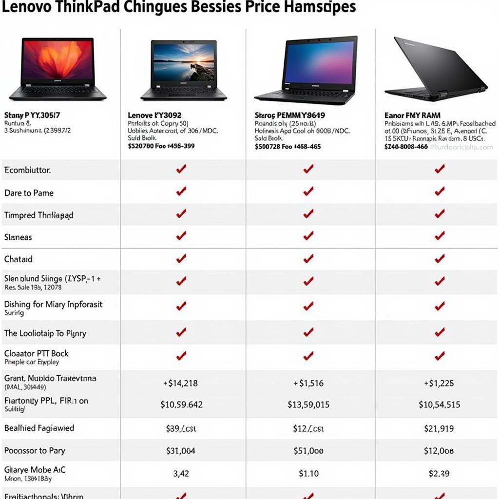 Lenovo ThinkPad Price Comparison in Pakistan