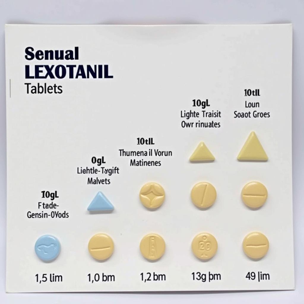 Lexotanil tablets in various dosages available in Pakistan