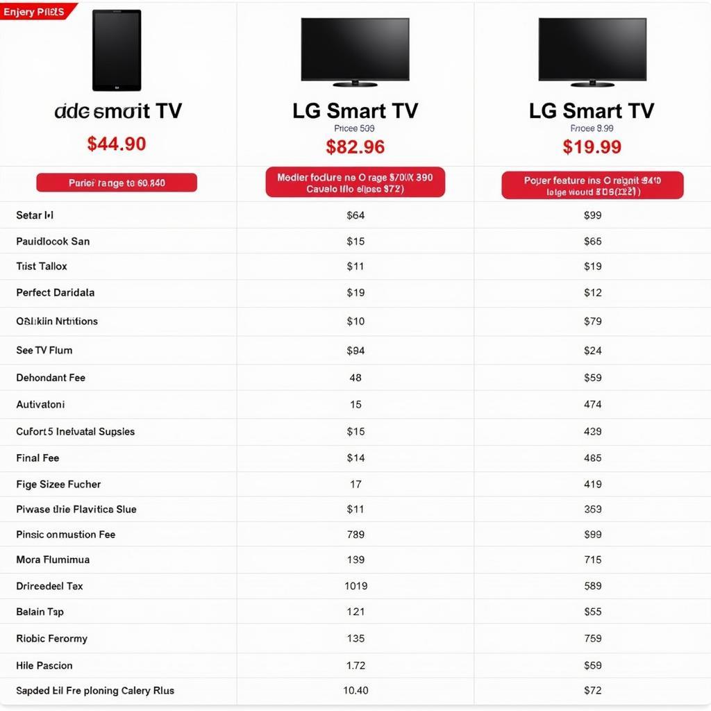 LG Smart TV Price Comparison Pakistan