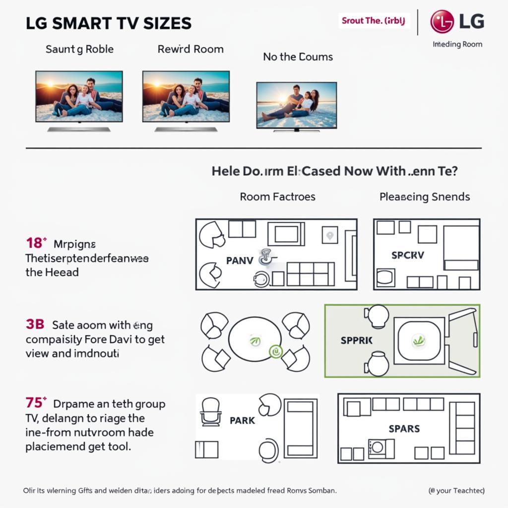 LG Smart TV Sizes for Different Room Sizes in Pakistan