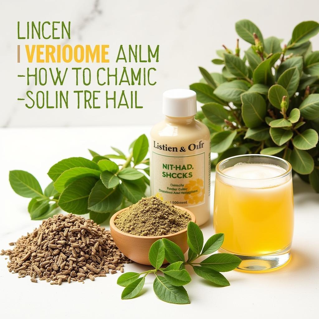 Natural Ingredients in Lichen Hair Color Shampoo