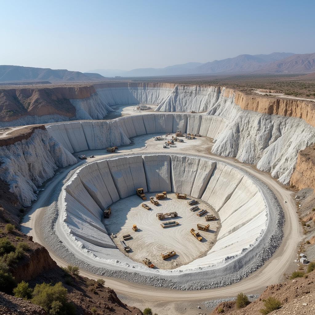 Limestone Quarry in Pakistan