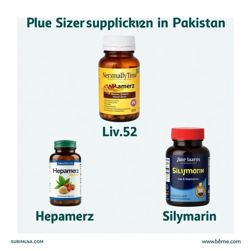 Various Liver Support Supplements