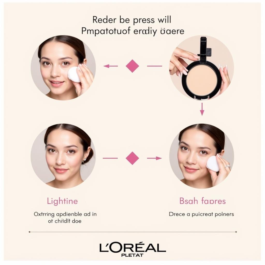 L'Oreal Face Powder Application in Pakistan