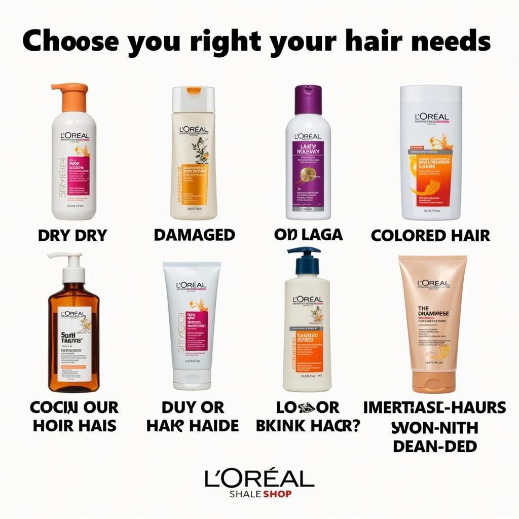 L'Oreal Shampoo for Different Hair Types