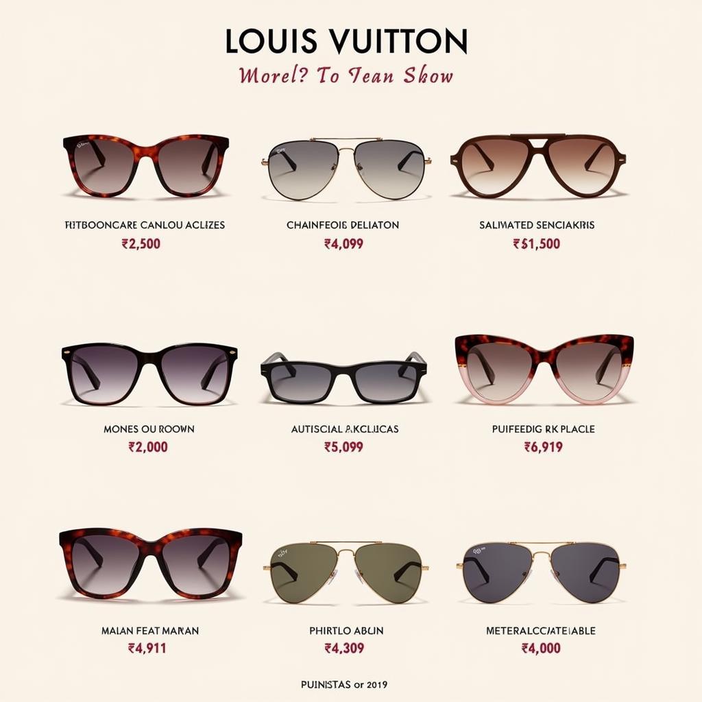 Louis Vuitton Sunglasses Price Range in Pakistan