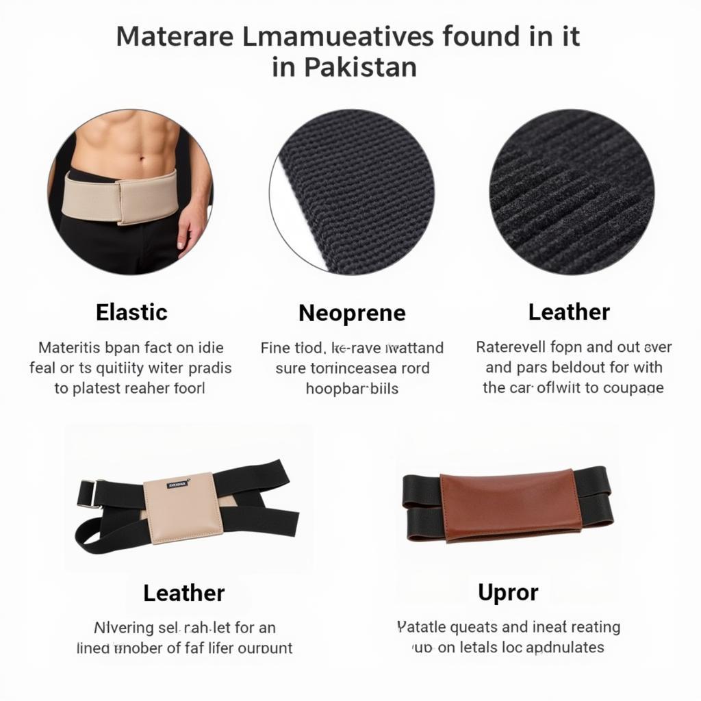 Lumbar Belt Materials Available in Pakistan