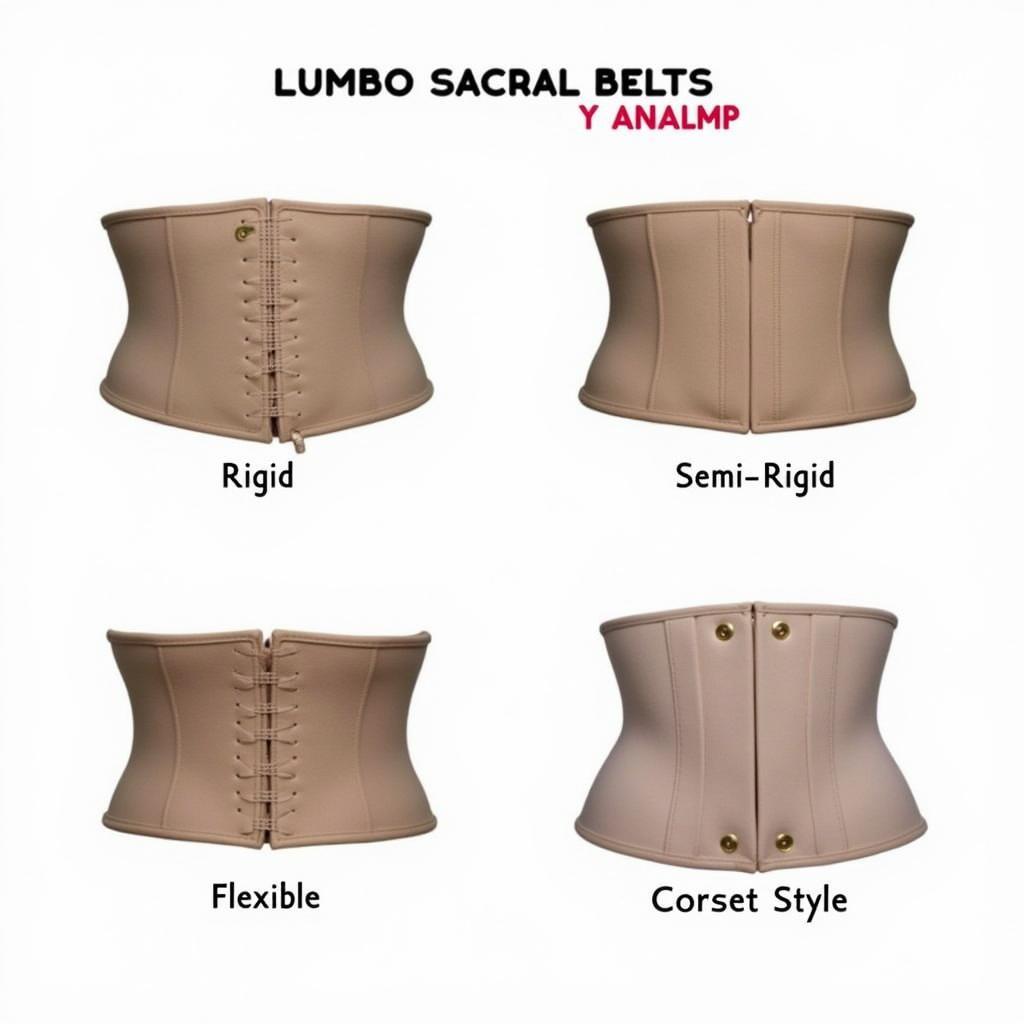 Types of Lumbo Sacral Belts in Pakistan