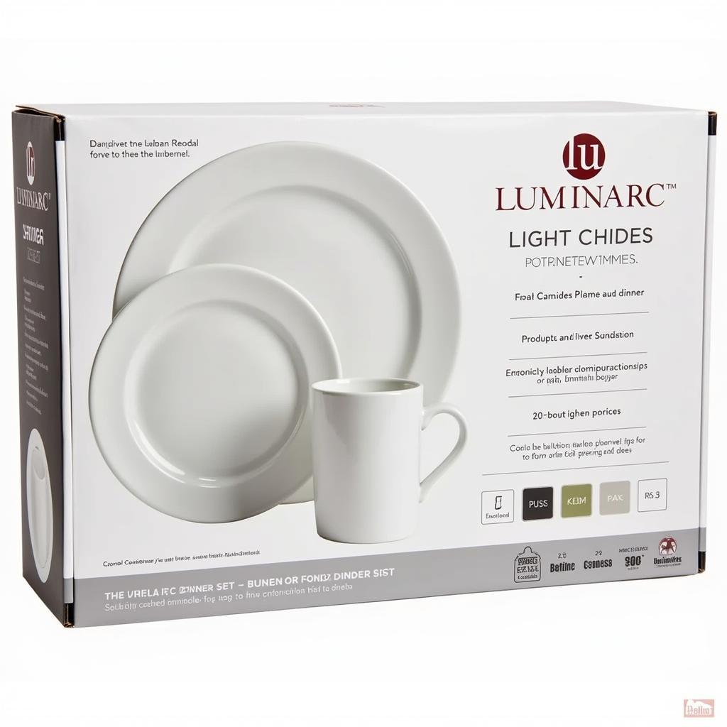 Luminarc Dinner Set Packaging