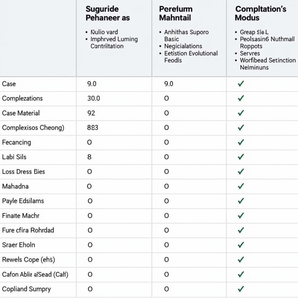 Luminor Marina Price Comparison Table