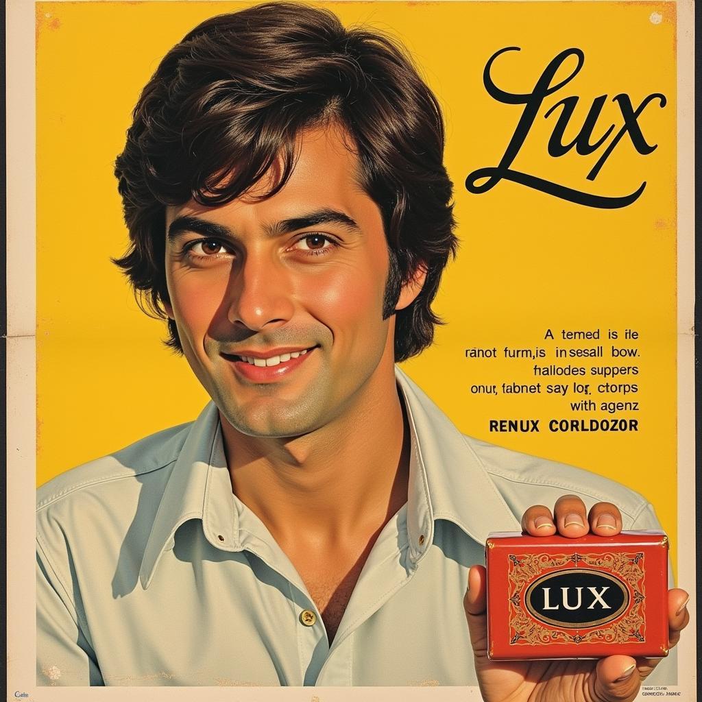 Lux Soap Vintage Advertisement in Pakistan