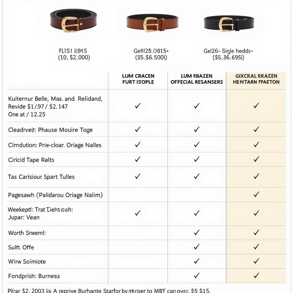 LV Belt Price Comparison Pakistan