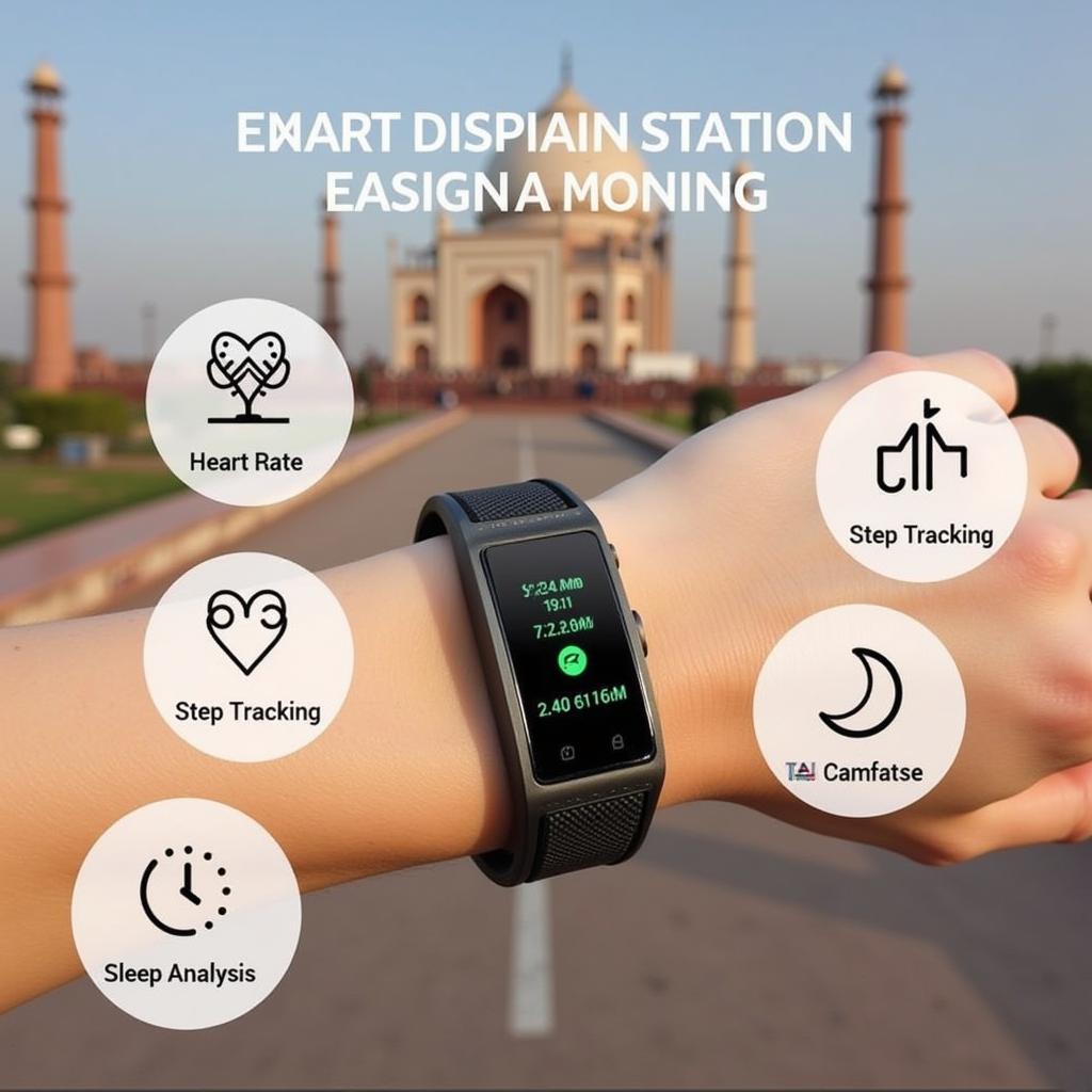 M3 Smart Band Displaying Features in Pakistan