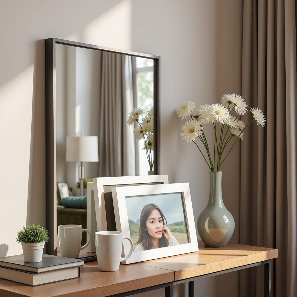 Magic Mirror Photo Frame in a Modern Pakistani Home