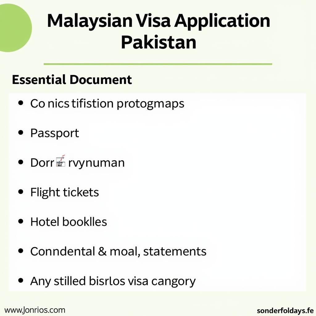 Malaysian Visa Requirements for Pakistanis