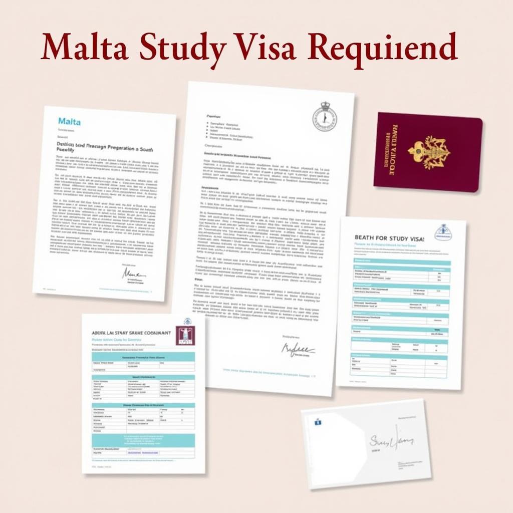 Malta Study Visa Application Documents