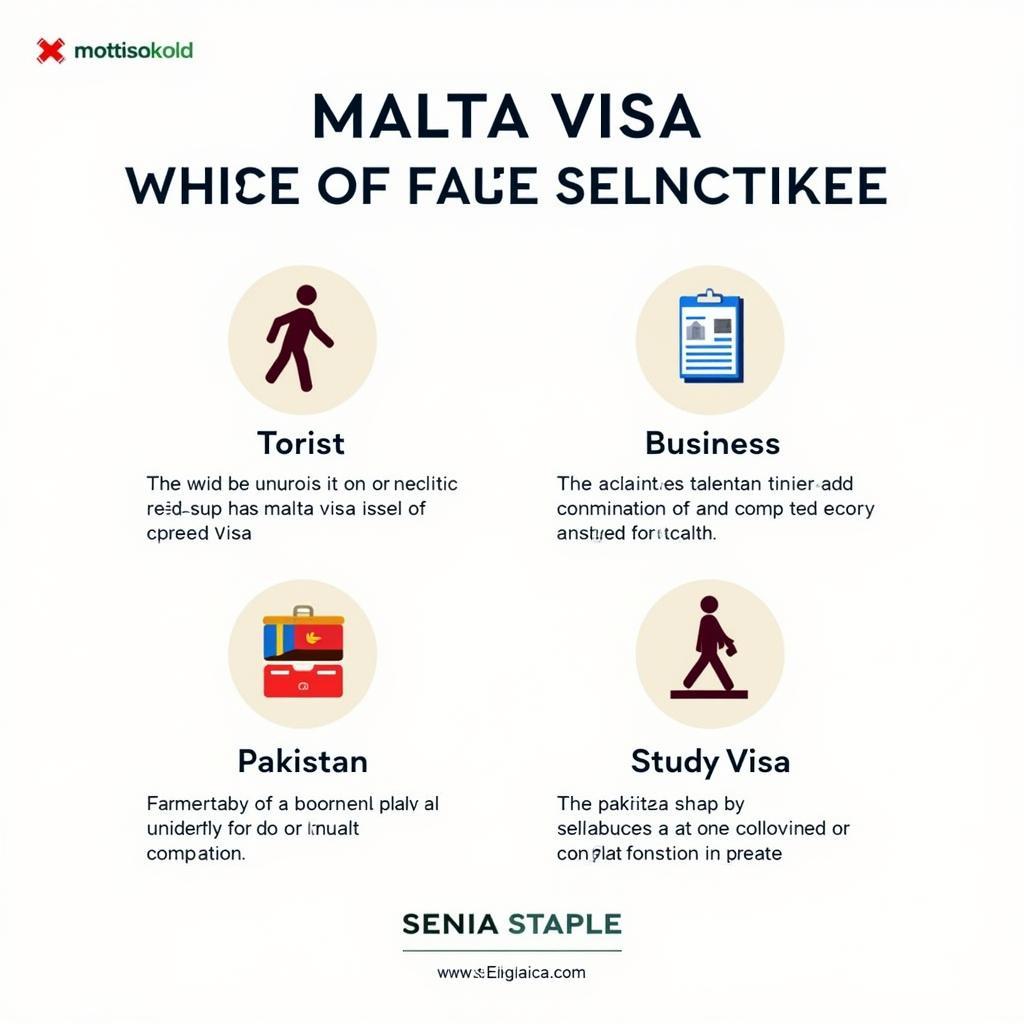 Malta Visa Types for Pakistani Citizens