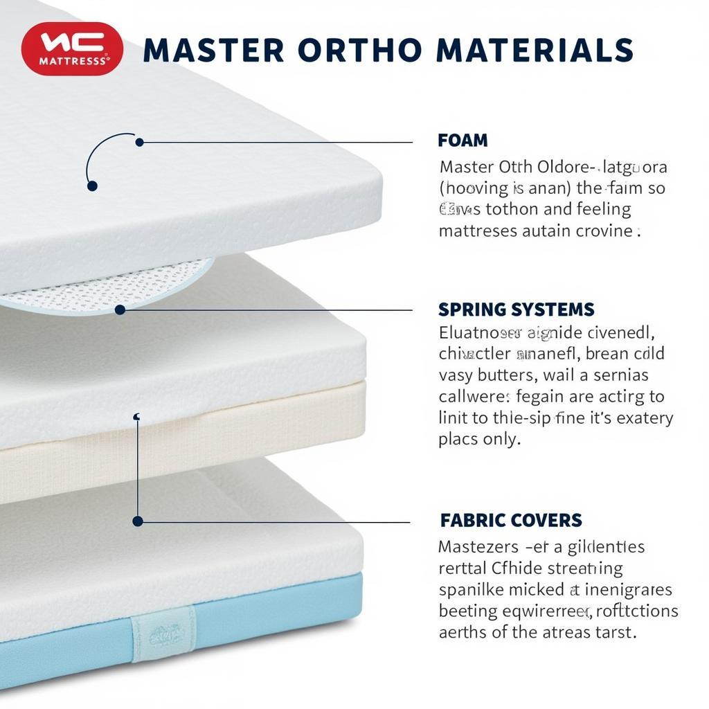 Master Ortho Mattress Materials