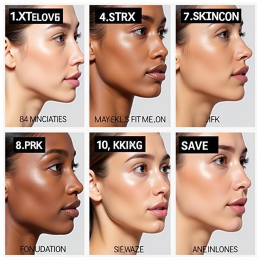 Maybelline Fit Me 120 Foundation Application on Different Skin Tones