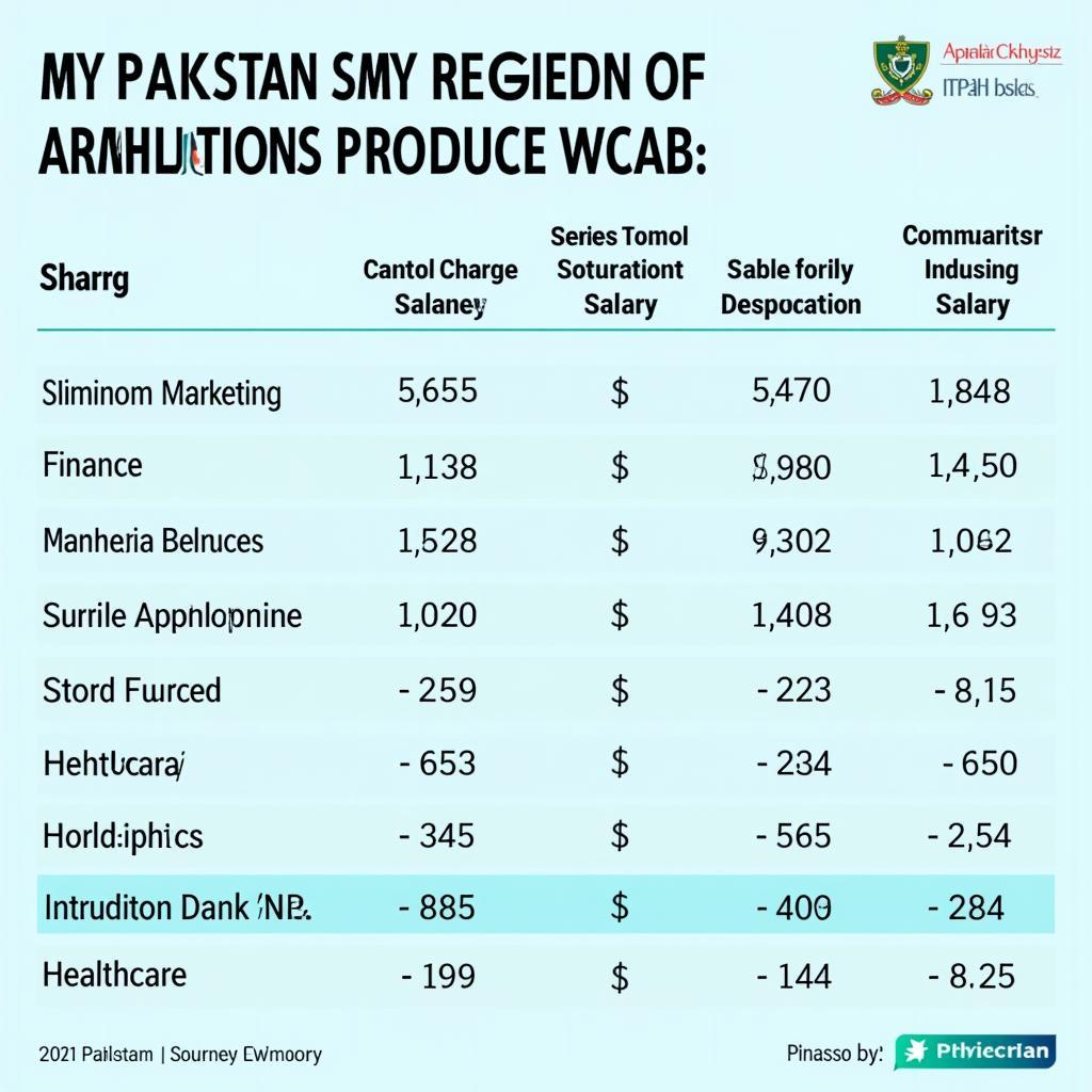 MBA Salaries in Different Industries in Pakistan