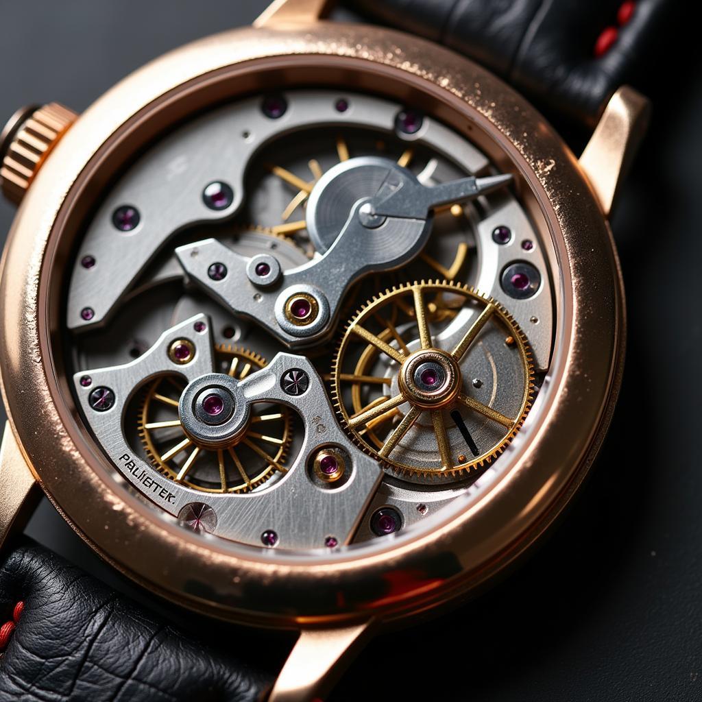 Intricate Mechanical Watch Movement