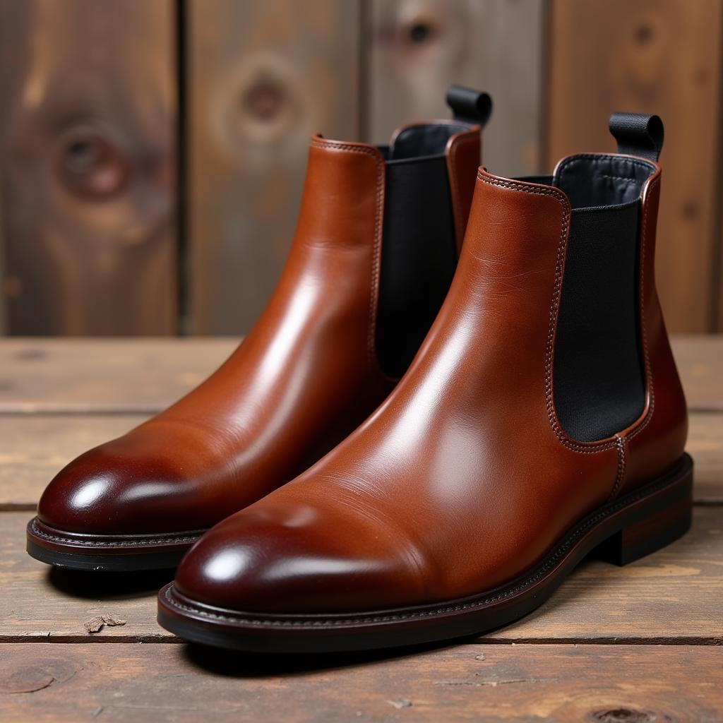 Men's Leather Chelsea Boots in Pakistan