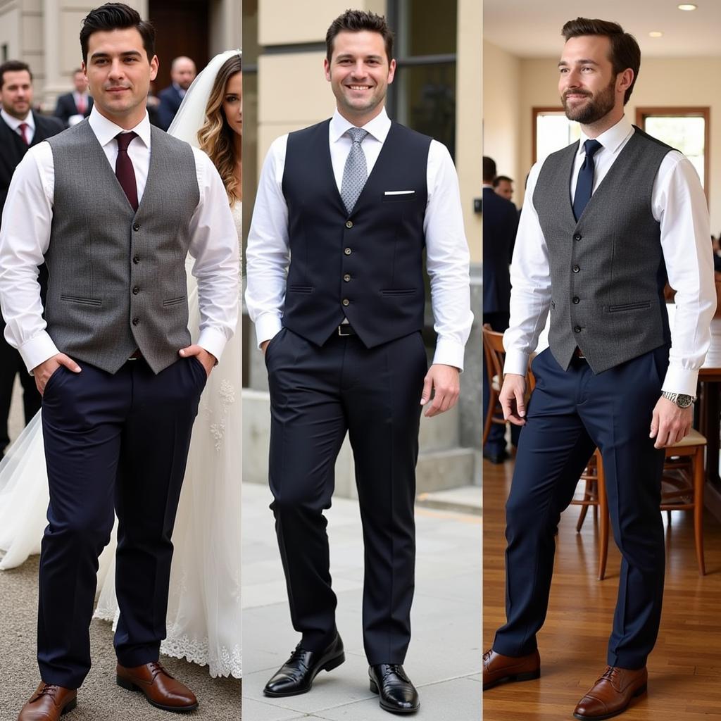 Men in Waistcoats at Various Occasions