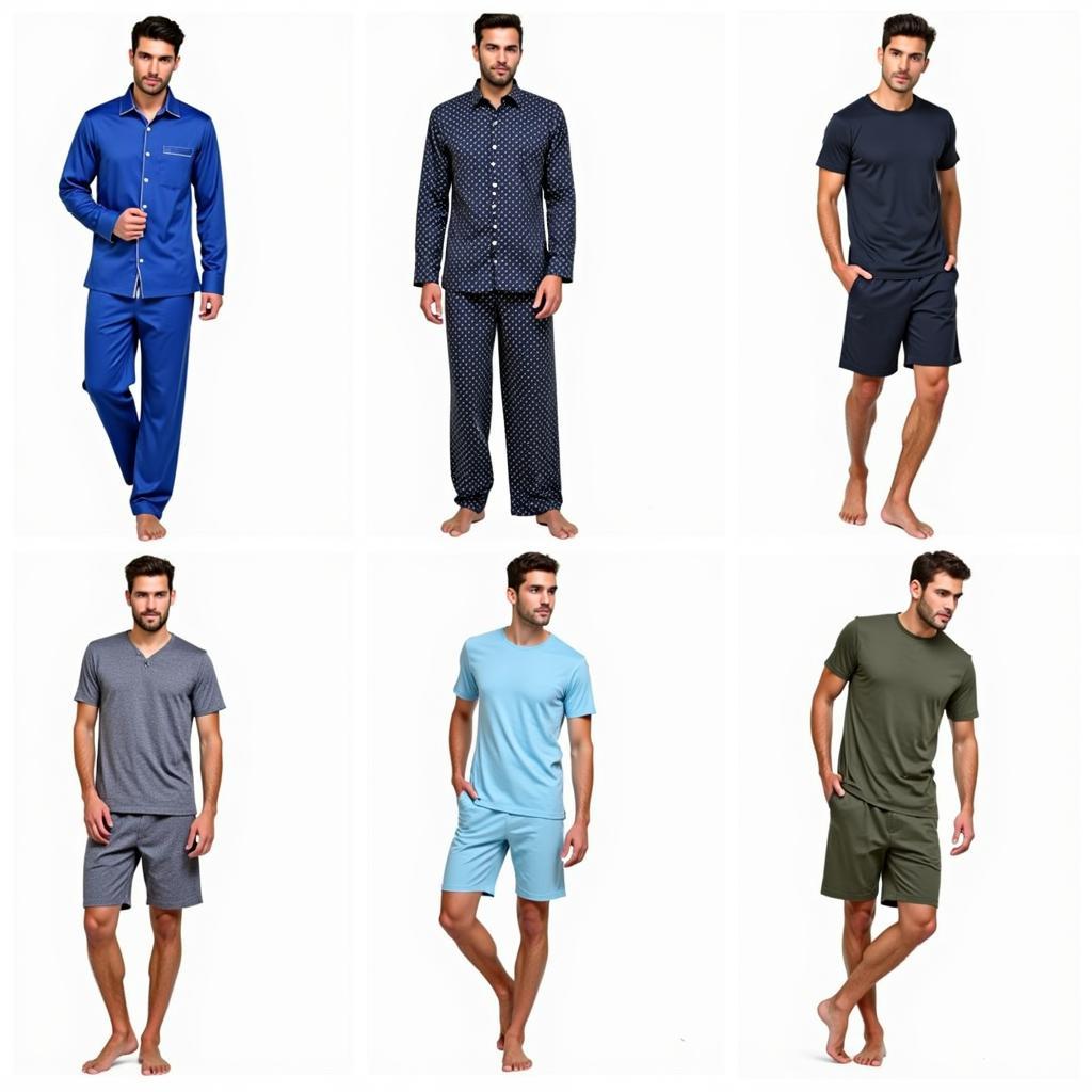 Men's cotton night suits in various colors and styles available online in Pakistan