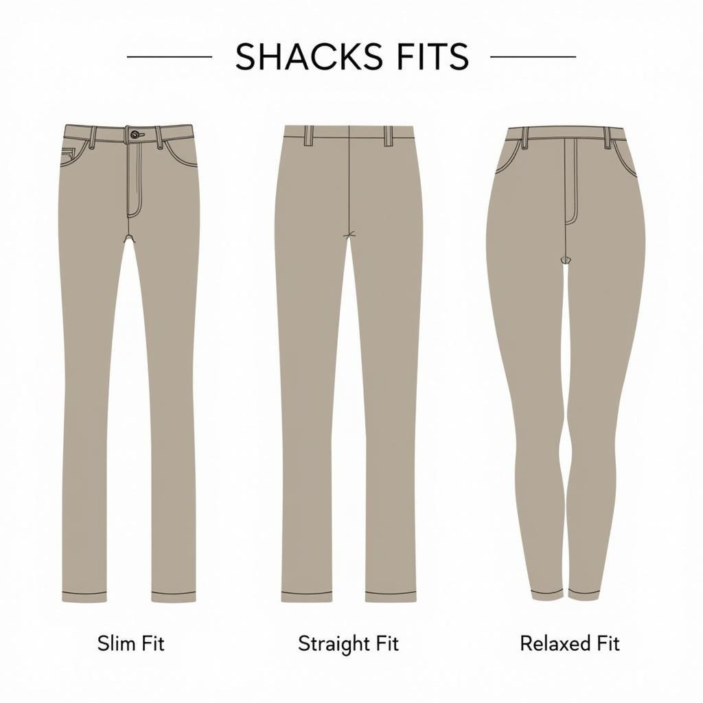 A guide to different fits of men's trousers