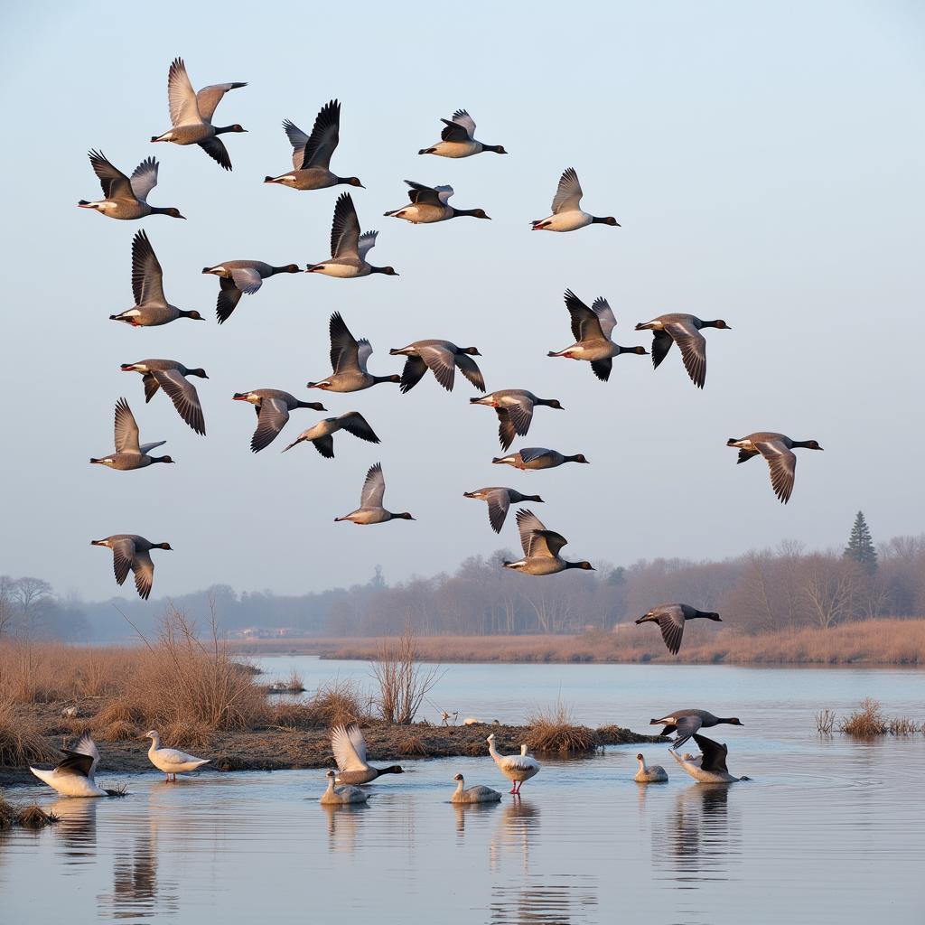 Migratory Birds in Pakistan's Wetlands