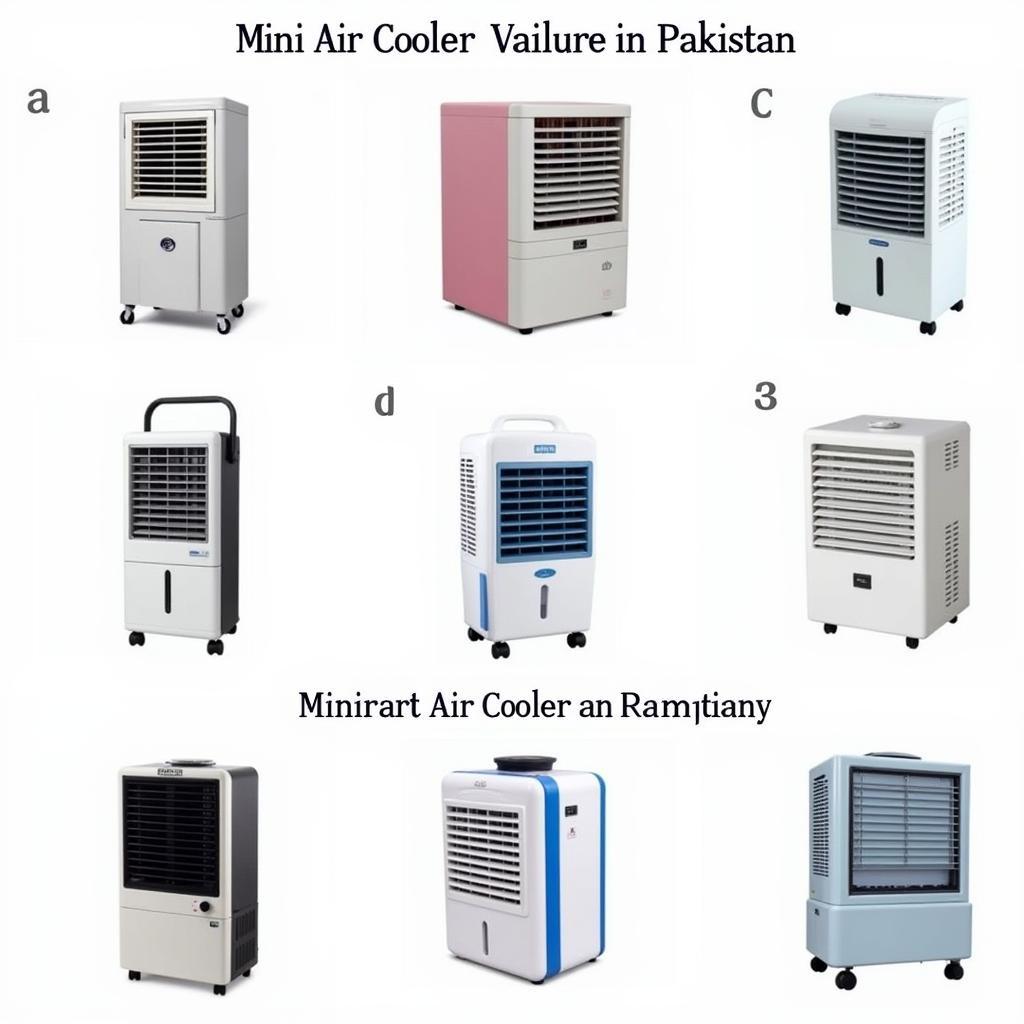 Variety of Mini Air Coolers in Pakistan