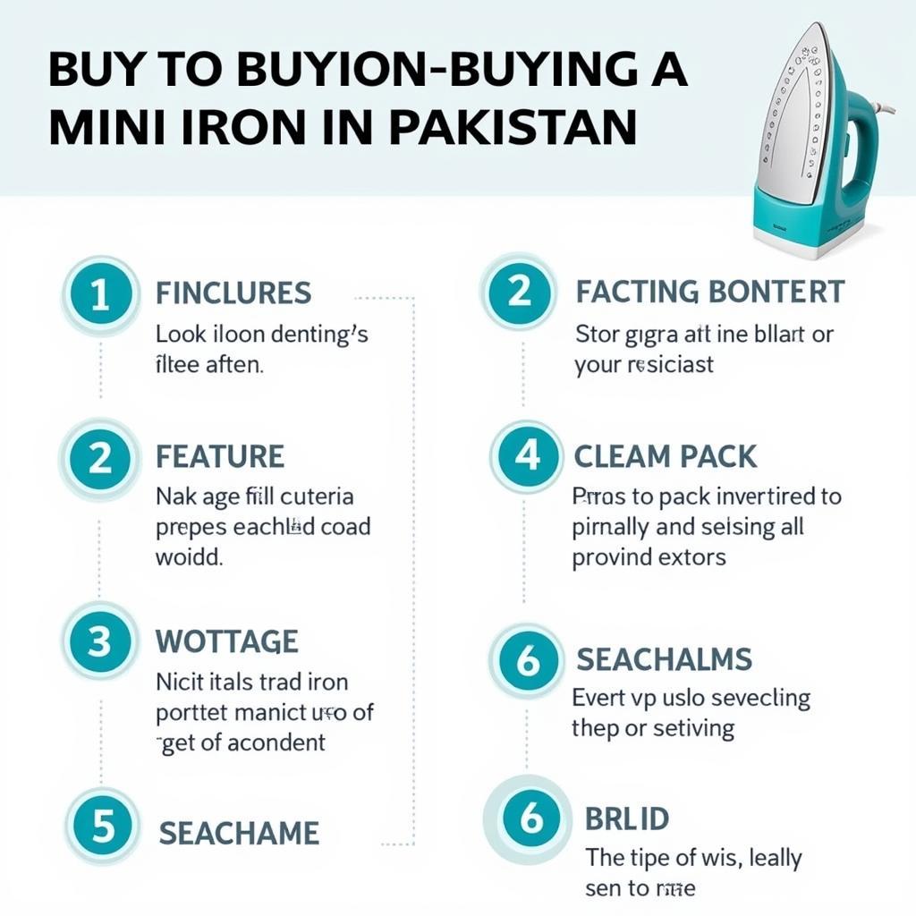 Mini Iron Buying Guide in Pakistan