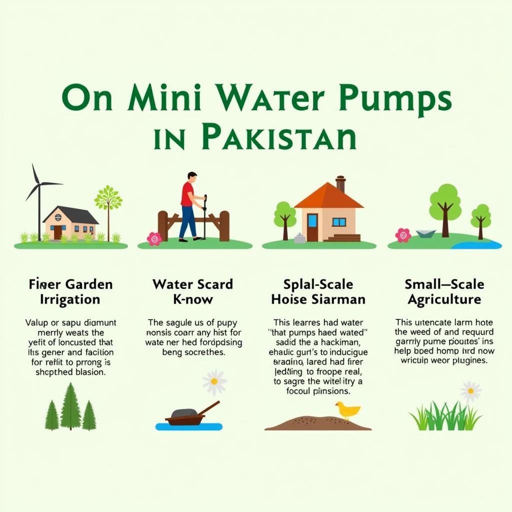 Mini Water Pump Applications in Pakistan