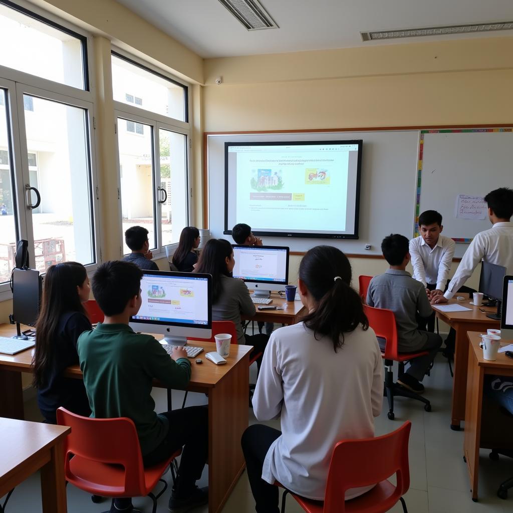 Modern Classroom in Pakistan