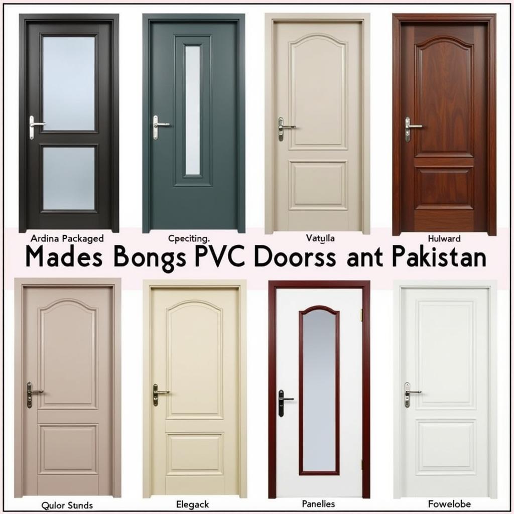 Modern PVC Door Designs in Pakistan