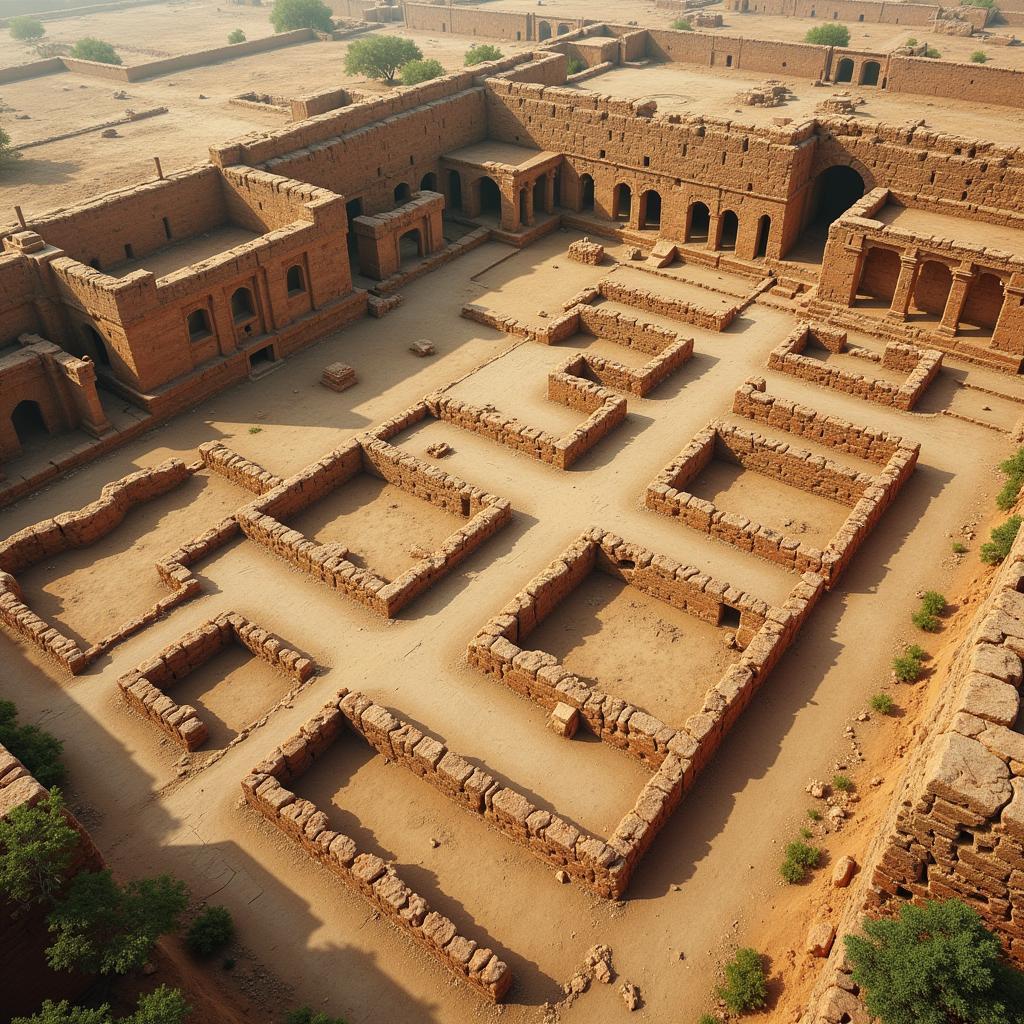 Mohenjo-daro: Ruins of the ancient Indus Valley Civilization in Pakistan