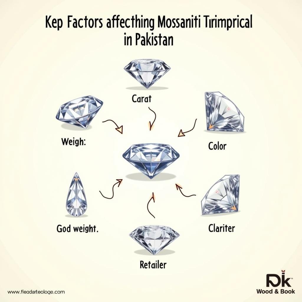 Moissanite Price Factors in Pakistan