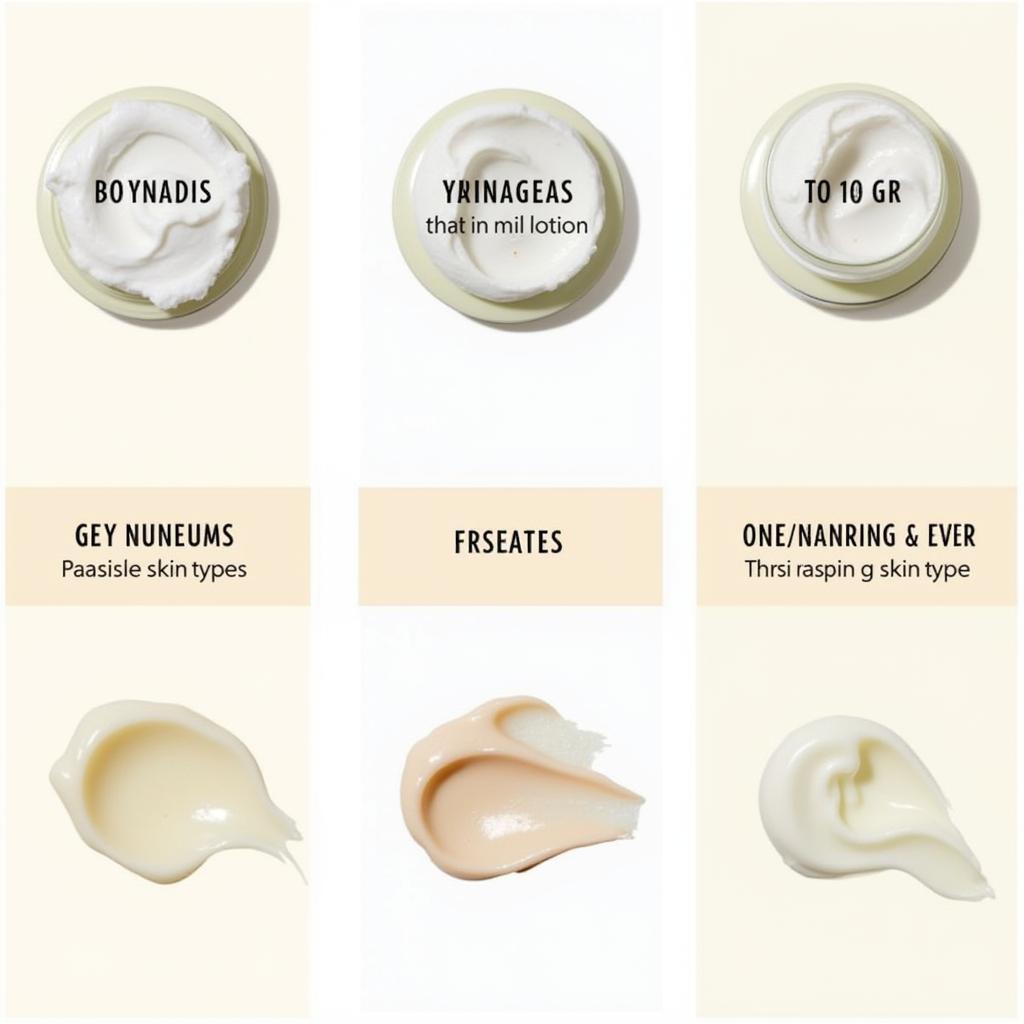 Moisturizers for Different Skin Types