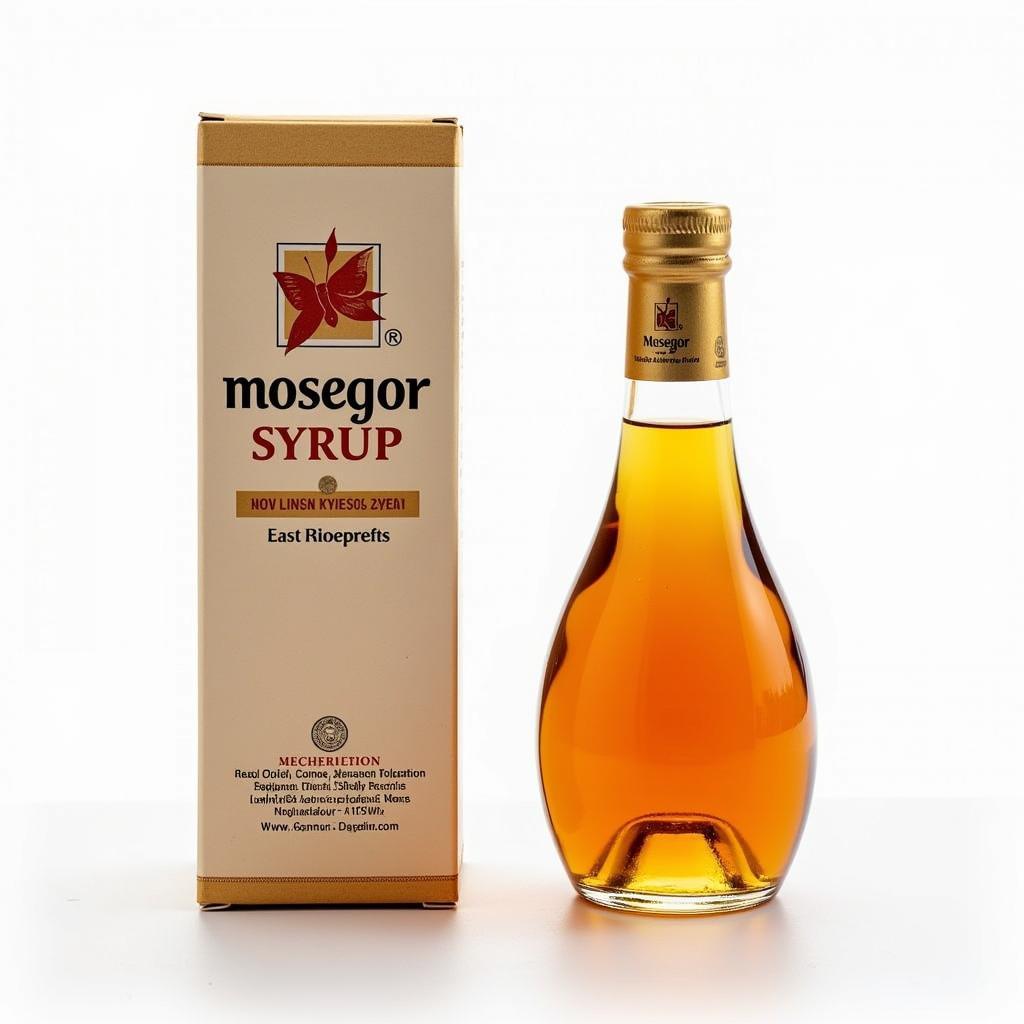 Mosegor Syrup Bottle and Packaging